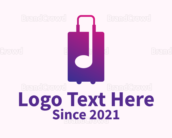 Travel Luggage Note Logo