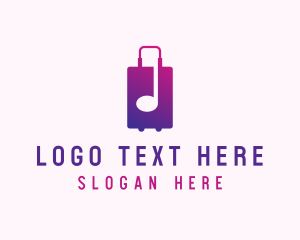 Travel Luggage Note  Logo