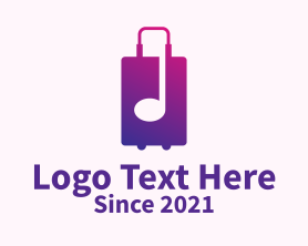 Travel - Travel Luggage Note logo design