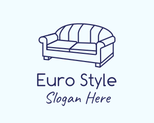 Monoline Sofa Furniture logo design