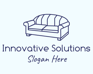 Monoline Sofa Furniture logo design