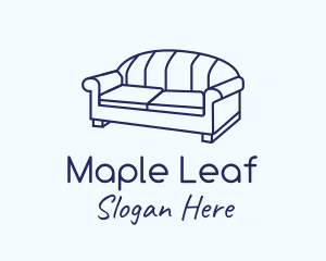 Monoline Sofa Furniture logo design