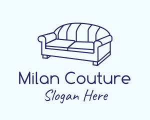 Monoline Sofa Furniture logo design