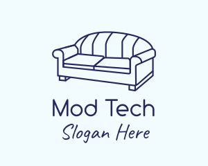 Monoline Sofa Furniture logo design