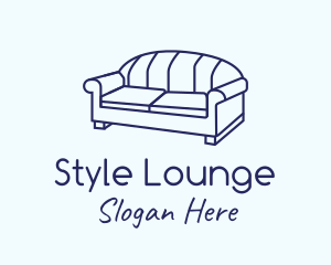 Monoline Sofa Furniture logo design