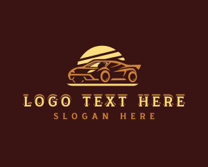 Race - Race Car Transportation logo design