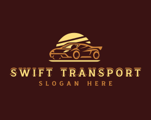 Race Car Transportation logo design