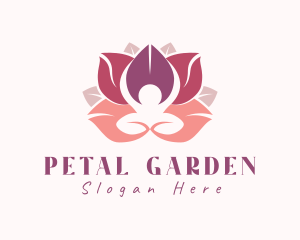 Petal - Wellness Lotus Flower logo design