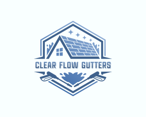 Roof Gutter Cleaner logo design