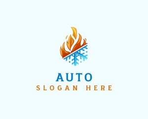 Ice Fire Thermal HVAC Logo