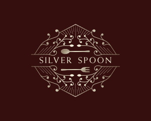 Eatery Spoon Fork Restaurant logo design