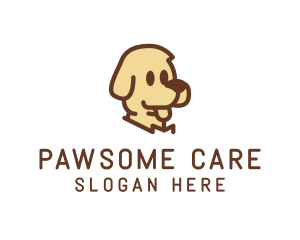 Veterinarian - Cute Puppy Veterinarian logo design