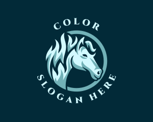 Jockey - Wild Horse Mustang logo design