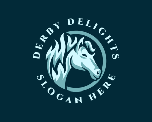 Derby - Wild Horse Mustang logo design