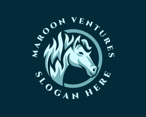 Wild Horse Mustang logo design