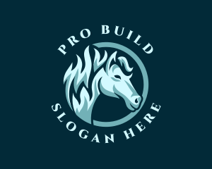 Wild Horse Mustang logo design