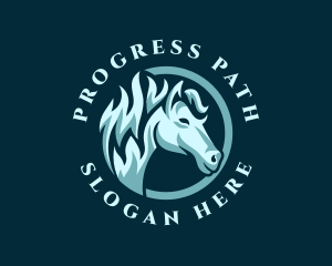 Wild Horse Mustang logo design