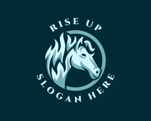 Wild Horse Mustang logo design