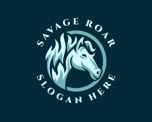 Wild Horse Mustang logo design