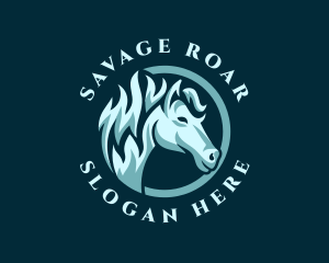 Wild - Wild Horse Mustang logo design