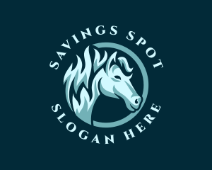 Wild Horse Mustang logo design