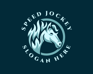 Jockey - Wild Horse Mustang logo design