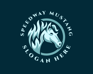 Mustang - Wild Horse Mustang logo design