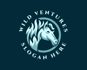Wild - Wild Horse Mustang logo design