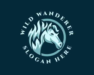 Wild Horse Mustang logo design