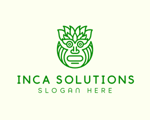 Inca - Native Tribal Mask logo design