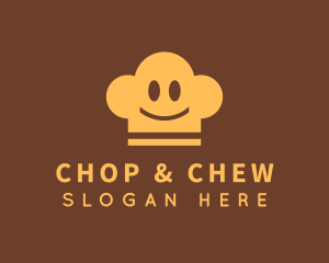 Smile Chef Hat Restaurant Logo