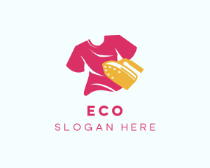 Shirt Iron Cleaning Logo