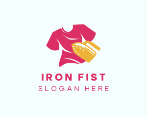 Shirt Iron Cleaning logo design