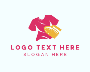 Garment - Shirt Iron Cleaning logo design