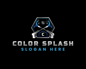 Pressure Wash Cleaning logo design