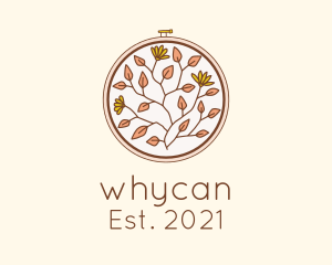 Etsy Store - Autumn Flower Embroidery logo design