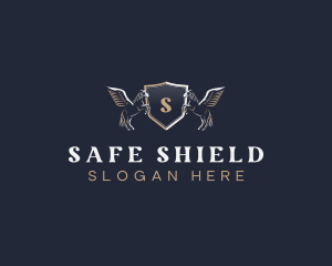 Pegasus Shield Boutique logo design