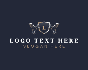 Boutique - Pegasus Shield Boutique logo design
