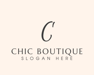 Chic - Stylish Luxurious Spa logo design