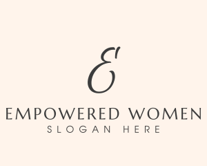 Women - Stylish Luxurious Spa logo design