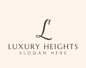 Stylish Luxurious Spa logo design