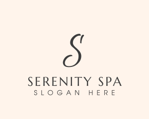 Spa - Stylish Luxurious Spa logo design