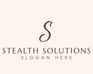 Stylish Luxurious Spa logo design