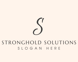 Stylish Luxurious Spa logo design