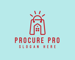 Procurement - Mall Shopping Bag logo design