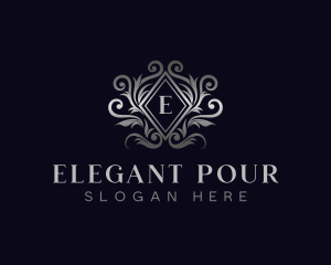 Elegant Boutique Floral logo design