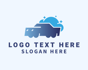 Garage - Gradient Car Bubbles logo design