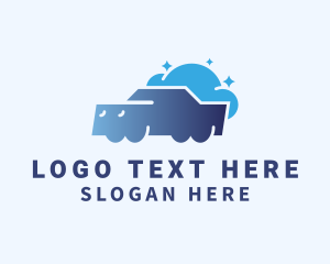 Gradient Car Bubbles Logo