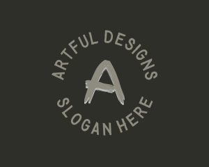 Rustic Mural Painting logo design