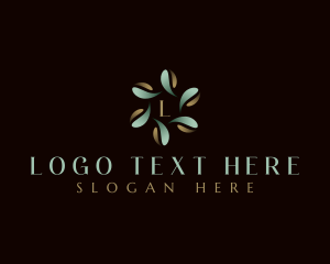 Radial - Modern Coffee Beans logo design